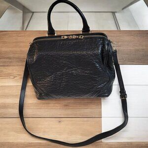 Zara Basic Faux Leather Shoulder Bag
